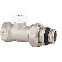 Клапан для радиатора настроечный прямой с уплотнением 3/4" PROFactor (PF RVS 377UR)