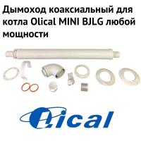 Дымоход для котла Olical MINI BJLG любой мощности, комплект антилед (Россия) (DYMminibjlgRu)