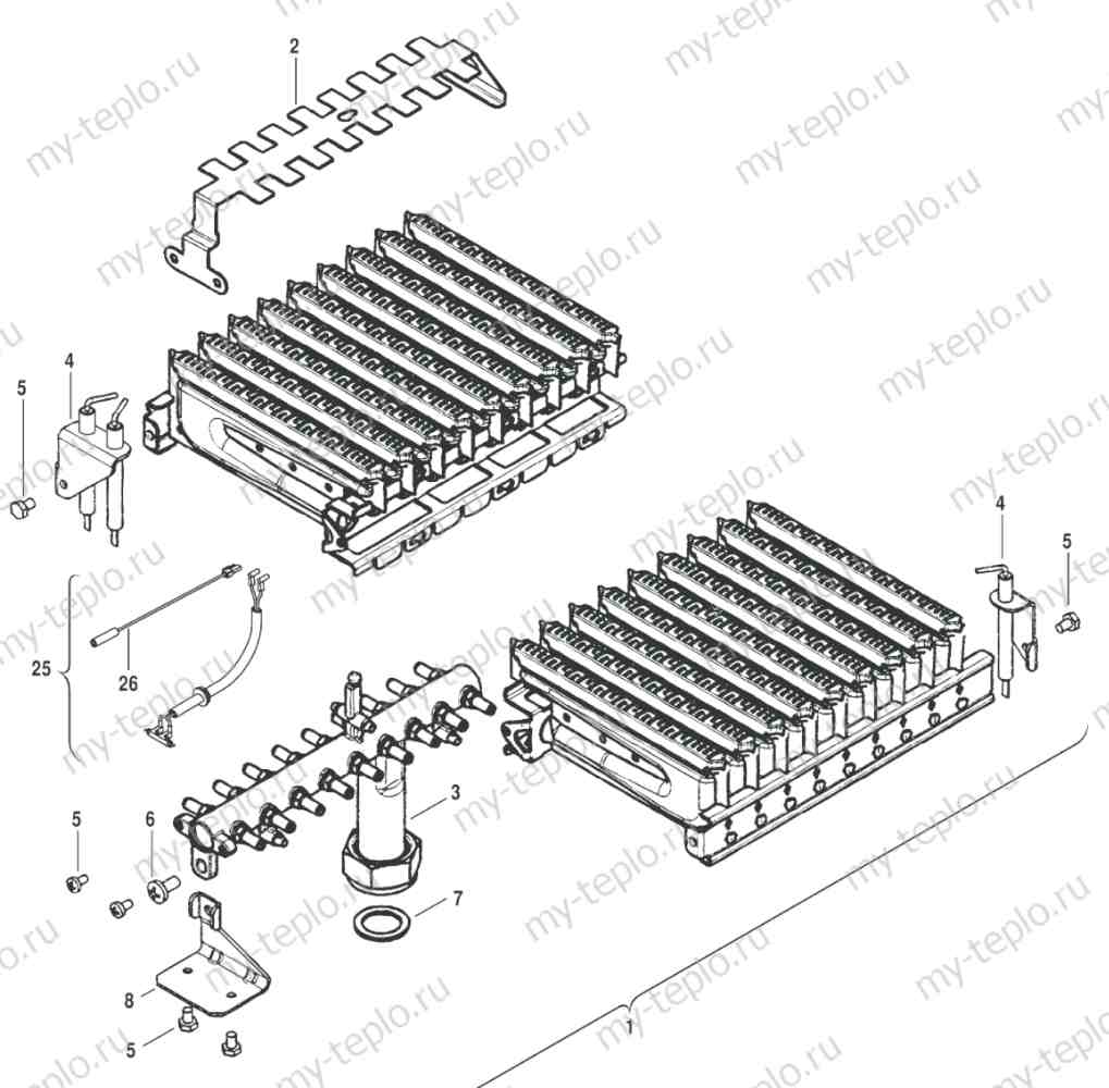 Купить запчасти Buderus Logamax U052-28К в Астрахани