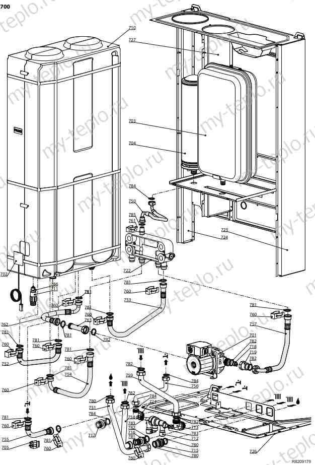 Запчасти Ariston CLAS B EVO 28 FF купить в Астрахани